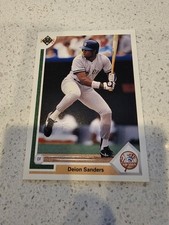 1991 Upper Deck - Deion Sanders #352 Near Mint MLB/NFL New York Yankees 