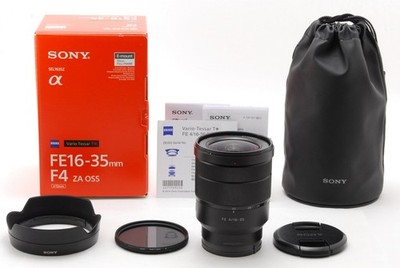 【N MINT+++ BOXED】Sony FE 16-35mm f/4 ZA SEL1635Z Lens E Mount