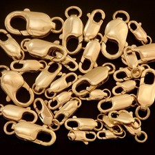 SOLID 9ct Gold Lobster Claw Fasteners Clasps