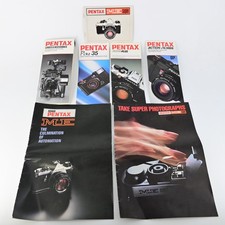 Pentax Large Brochures Posters Lot ME ME Super Lenses Program Plus A3000