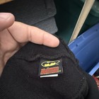 DC Comics Batman Striped Beanie Hat Pom Pom Black/Gray/Yellow One Size — photo 3
