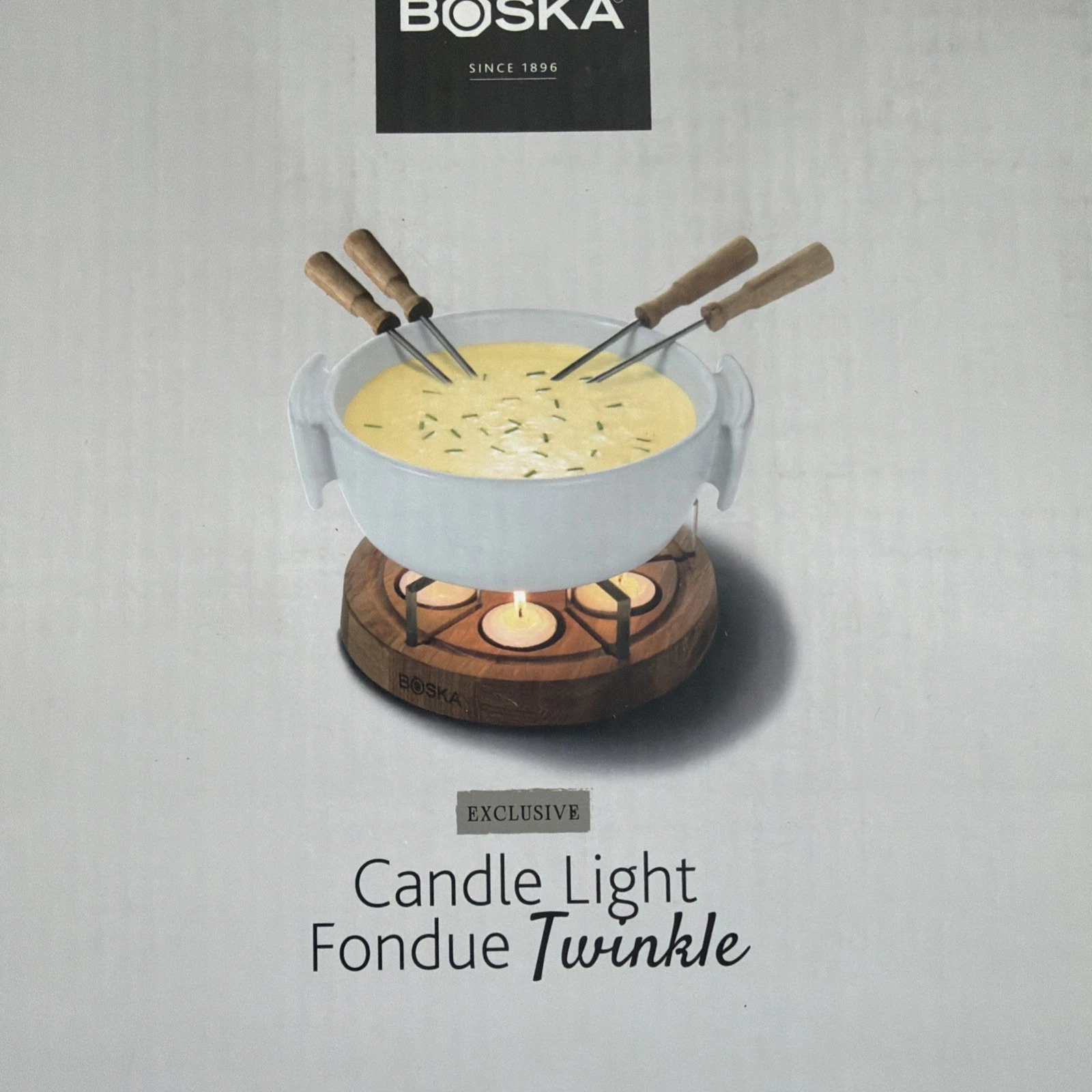 Boska Cheese Fondue Candlelight Set Set 1.6L - 54.1fl oz Open box