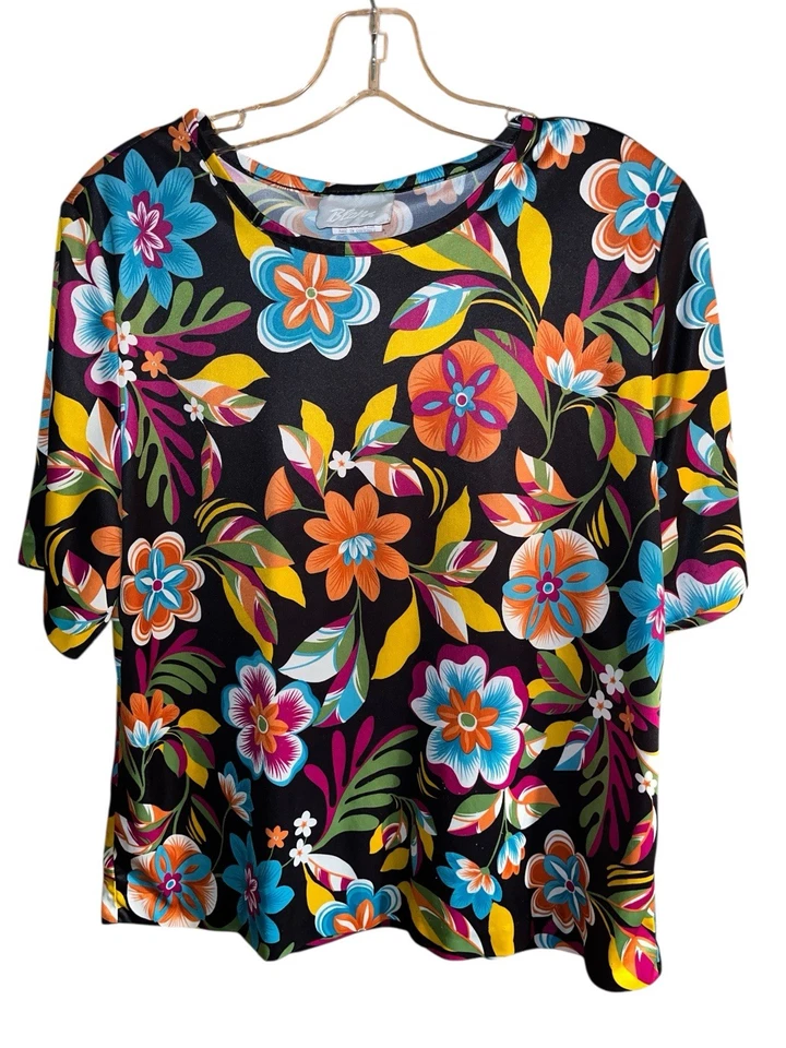 Lote de 6 camisetas pulôveres vintage Blair femininas tamanho grande camiseta básica leve - Imagem 2 de 4