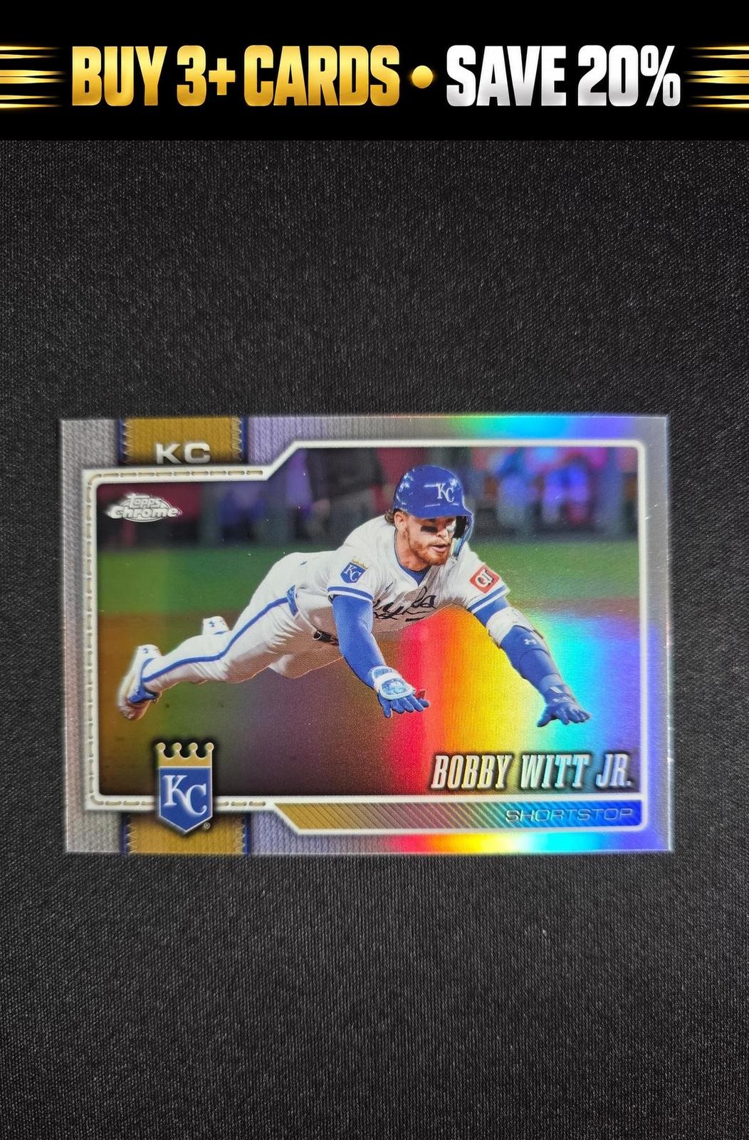 2026 Topps Chrome Bobby Witt Jr. #12 Refractor Royals
