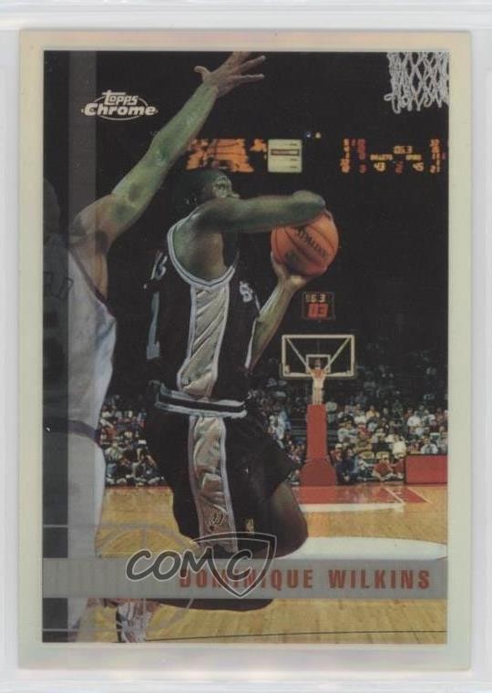 1997-98 Topps Chrome Refractor Dominique Wilkins #100 HOF 0x5w