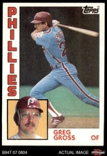 1984 Topps #613 Greg Gross Phillies 7 - NM