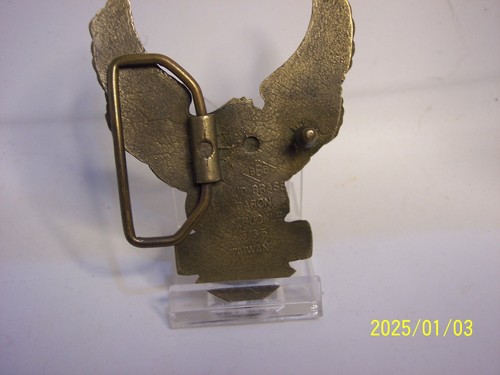 HARLEY DAVIDSON VINTAGE 1979 BARON 6135 FULL EAGLE BELT BUCKLE - Picture 3 of 3