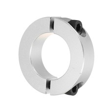 Shaft Collar 1.97" Double Split Aluminum Collar Set Screw Silver