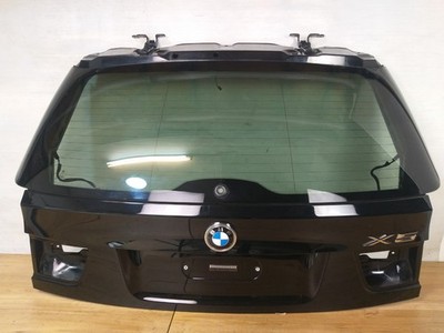 BMW X5 E70 LCI Bj.2010 Heckklappe Kofferraumdeckel Heckscheibe 668 Schwarz II