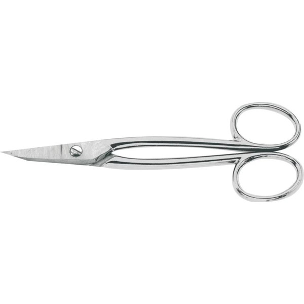 Bessey Goldschmiedeschere Geradevernickelt Mit Griffaugen180Mm Erdi, D74-1-image