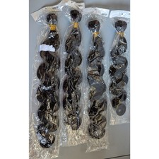 New Rostationa S Pattern Mixed Length Body Dark Brown Synthetic Weave Hair W/Cap