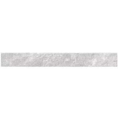 Alpe Graphite Matte 3 In. X 24 In. Quartzite Stone Look Porcelain Bullnose Tile