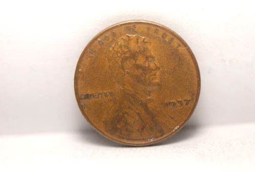 USA, 1937-P Lincoln Cent, Very Fine, NR, 2-4