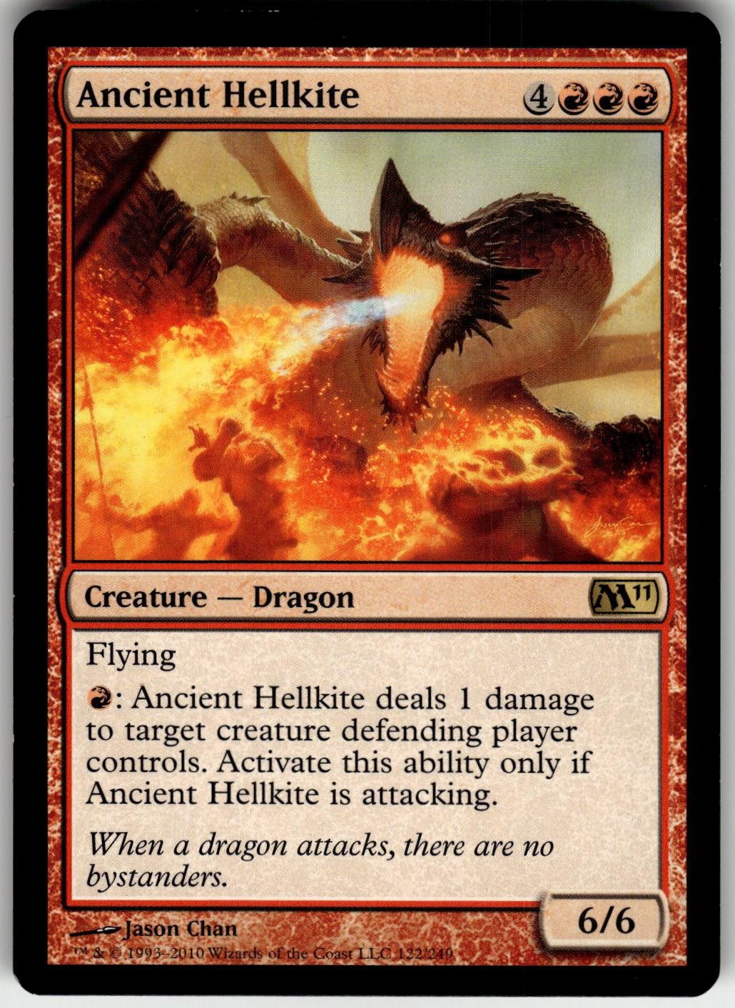 Ancient Hellkite 122 - Magic: The Gathering M11 - LP