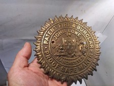 John Lowe Brass Safe Plaque