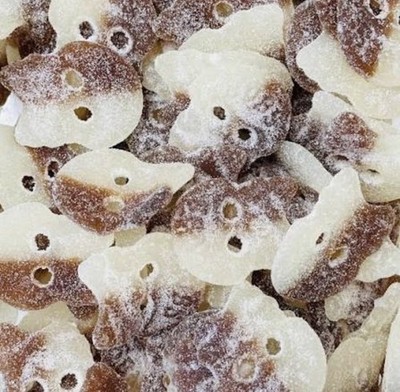 BUBS Cool Cola Skulls Swedish Candy 2 lb Bulk Gummies Sweet Sour