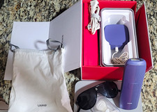 Ulike IPL Hair Removal Device Purple, Corded, Sunglasses, Adapter  Pouch