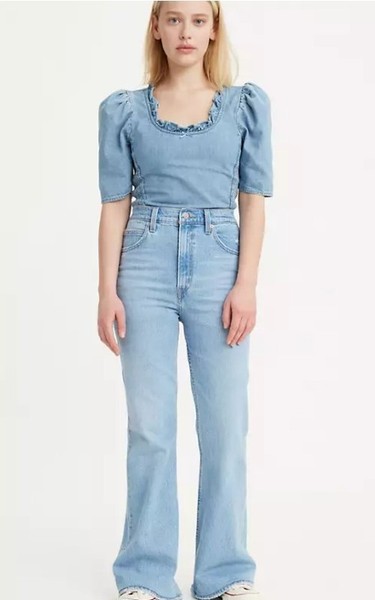 Levis Damen Jeans 70S High Flare Marin Babe - Bottoms, Blau, W23 L34-image