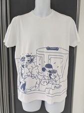 Official Tintin and Captain Haddock T-Shirt M Moulinsart Belgium Good Used Cond