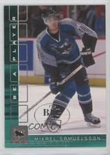 2001-02 ITG Be A Player Memorabilia 5/10 Mikael Samuelsson #295 b8c