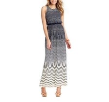 Loft Ann Taylor Stripe Maxi Ombr Dress Size XS