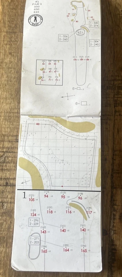 Libro de yardas del club de golf Chicago, ¡ENVÍO GRATUITO con cómpralo ahora! Foto 2 de 4