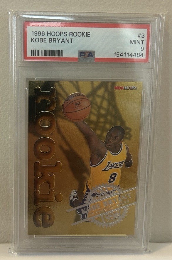 1996 Hoops #3 Kobe Bryant Rookie RC PSA 9 MINT 🔥 JUST GRADED 🔥 Mamba RARE!