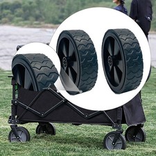 2x Hand Truck Wheels Replace Easy to Install 5 inch Tire for Hand Cart Edger