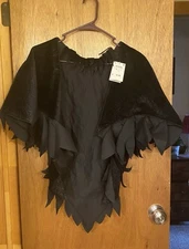 Zara Home for Kid Black Costume Cape/Shawl. Size Medium. NWT.