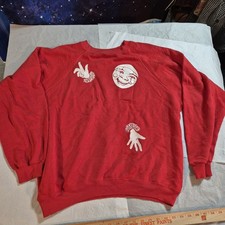 Vintage XL Hanes Sweatshirt With Iron On Decal Ashland Shakespear Theater