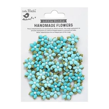 Little Birdie Elira Paper Flowers 40/Pkg-Song Of The Sea - 3 Pack