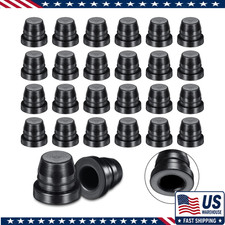 18 Pcs Rubber Brake Bleeder Caps Car Motorcycle Black Zerk Grease Nipple Bleed