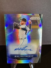 2020 Panini Prizm-Mike Foltynewicz GBG-MF-Game Ball Graphs Silver Prizm Auto
