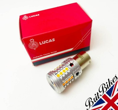 ORIGINAL LUCAS MOTORRAD AUTO GELB LED BLINKER BLINKER GLÜHBIRNE 12V/21W