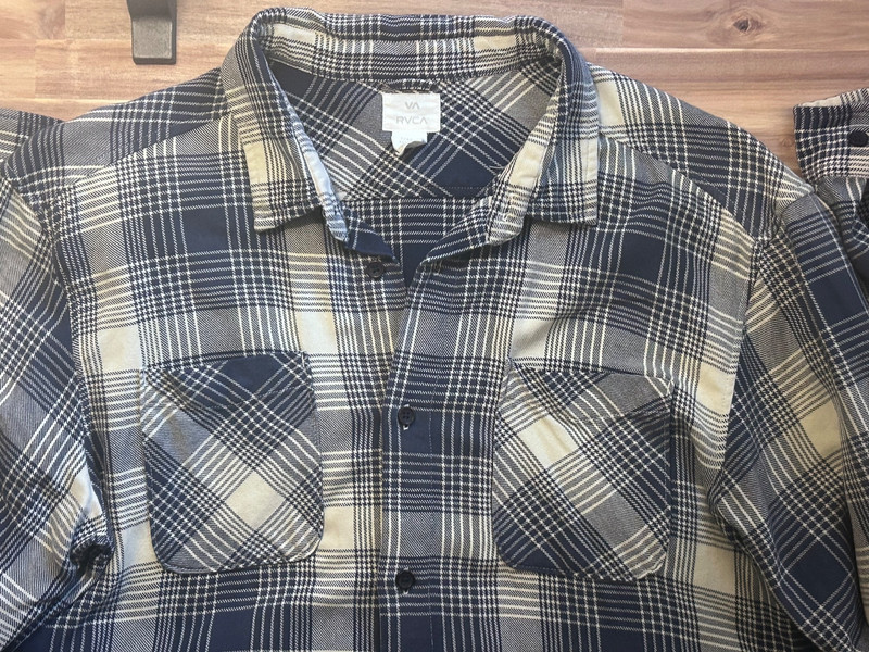 Vintage RVCA Plaid Shirt - Gender Neutral Size L - Lightweight