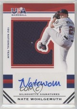 2017 Panini USA Baseball Stars & Stripes Jersey 41/99 Nate Wohlgemuth Auto 2id