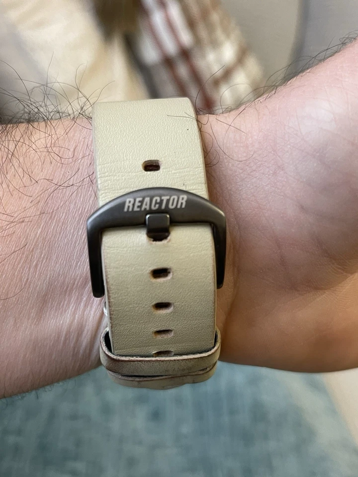 Reactor Quantum Gunmetal Watch 46306 Quartz Military 45mm Swiss Movt - Image 4 of 4