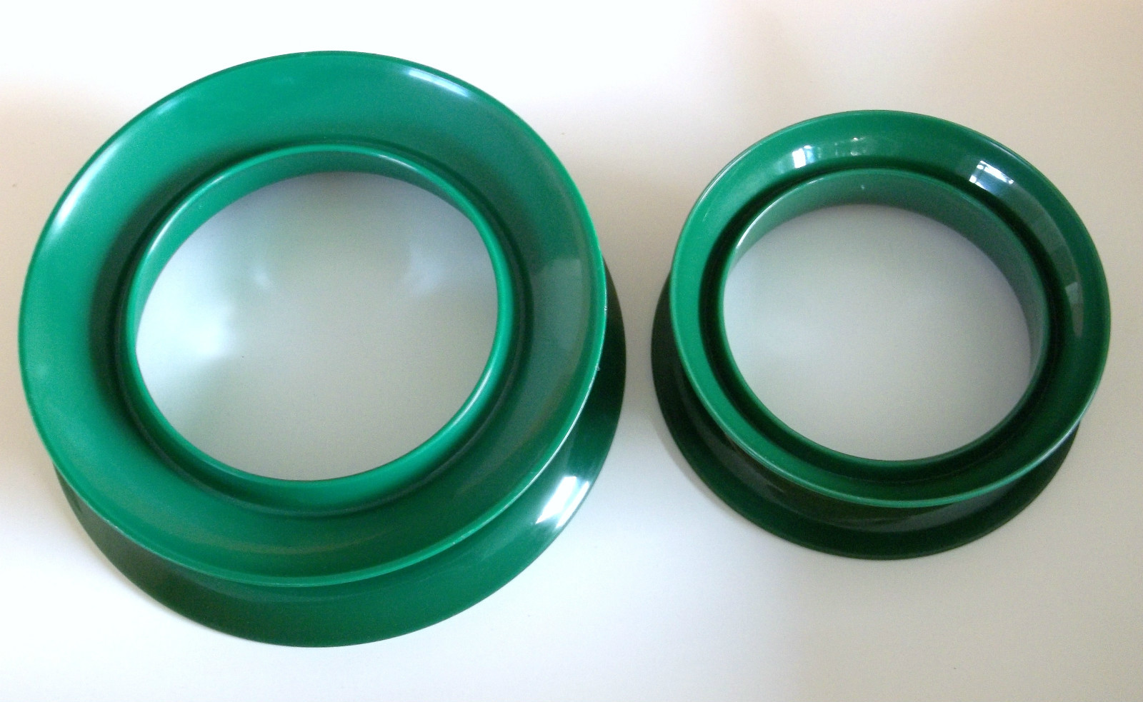 1 HAND REEL CUBAN YOYO cubano fishing casting vintage kite line plastic GREEN 9"