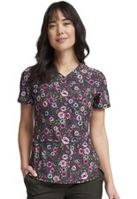 Romantic Garden Cherokee Scrubs V Neck Top CK703 RMGD