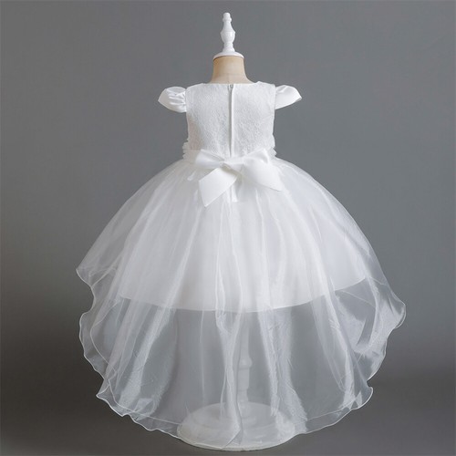 Pageant Flower Girls Wedding Dresses Pageant Evening Party Tulle Tutu Dress Kids - Picture 12 of 49