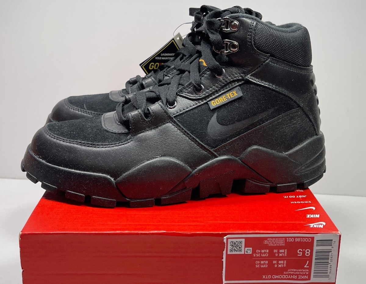 Nike Rhyodomo Gore-Tex Black Anthracite boots waterproof work shoe men 13 Size 7 - Nike Rhyodomo Gore-Tex Black Anthracite for sale  main image 2