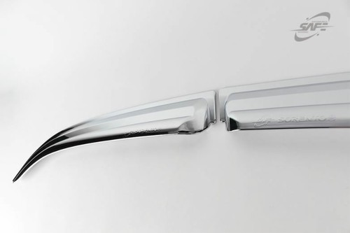 Chrome Window Vent Visor Rain Guard 4PCS Set K639 for Kia Sorento 2003-2009 - Picture 6 of 8