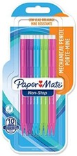 Paper Mate Non-Stop Mechanical Pencil | 0.7mm | HB #2 | Assorted Neon Barrel Co