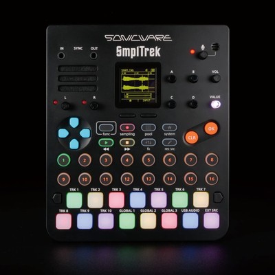 Sonicware SMPLTREK V2.0 Portable Production Sampler Full color LED 