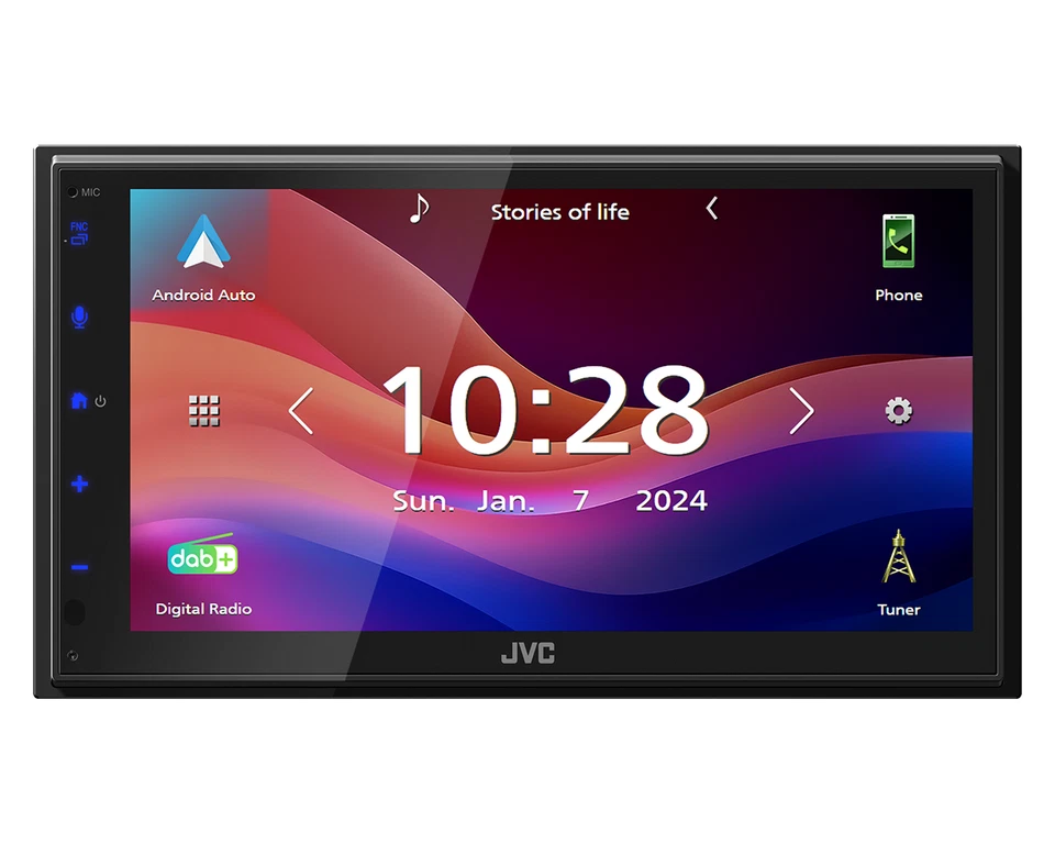 JVC KW-M695DBW DAB+ Car Stereo 6.8" Touchscreen Apple CarPlay Android Auto BT - Image 3 of 4