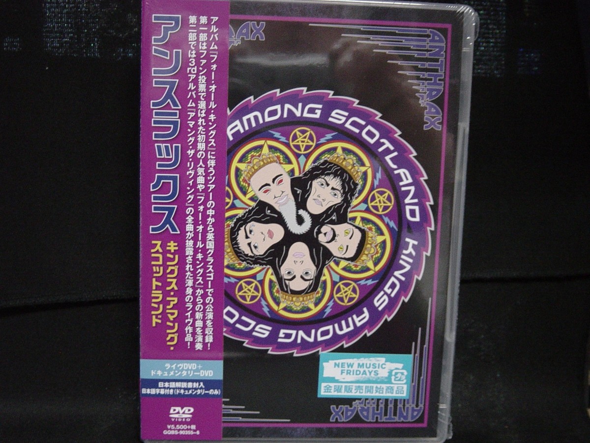 ANTHRAX Kings Among Scotland JAPAN 2DVD Motor Sister Storm