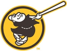 San Diego Padres Friar Logo - Die Cut Laminated Vinyl Sticker/Decal MLB