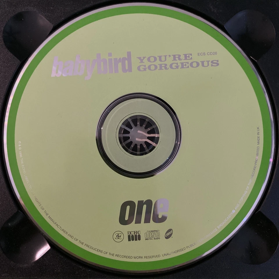 BABYBIRD  YOU'RE GORGEOUS (CD 1996 MAXI SINGLE) UK IMPORT LIKE NEW FREE SHIPPING - Image 4 of 4