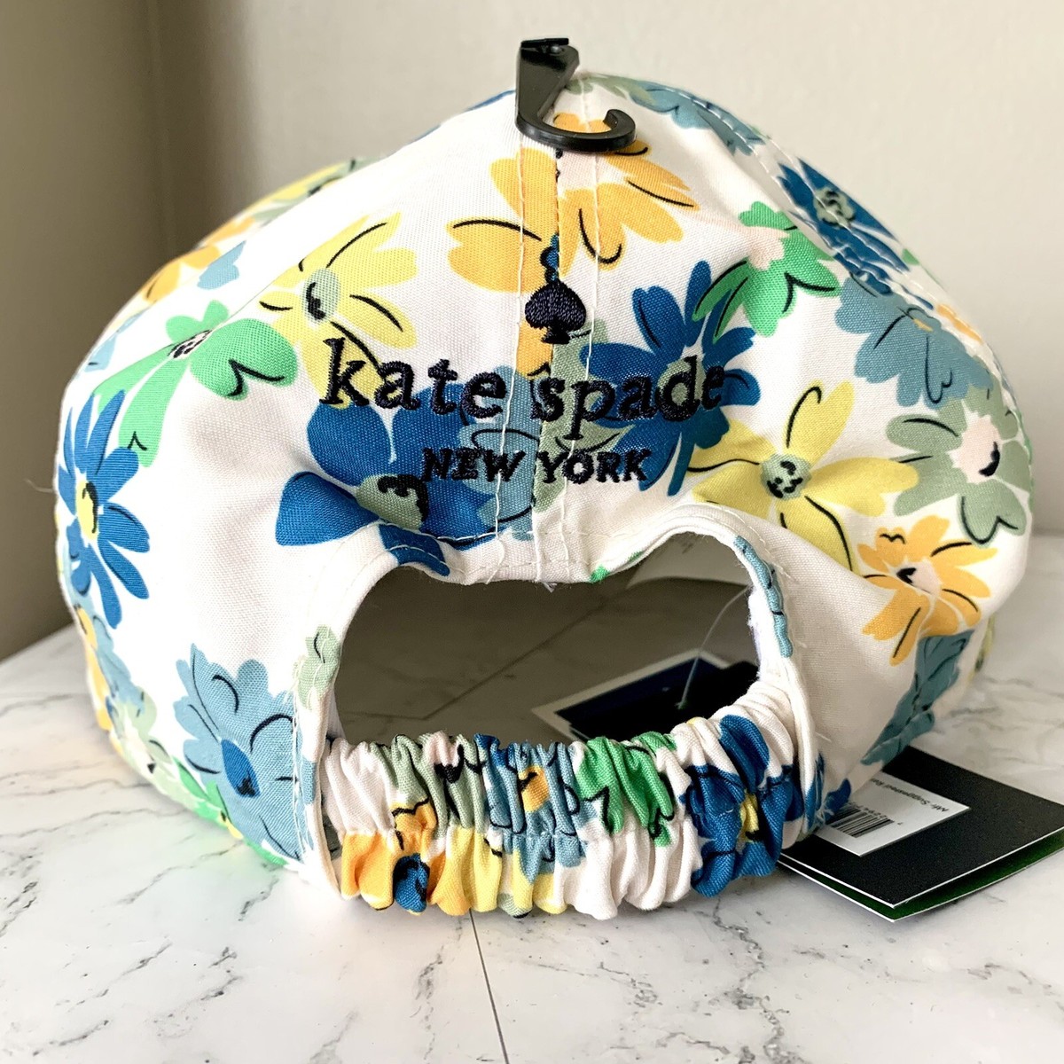 Kate Spade french cream floral Hat! NWT! Kate Spade French Cream Floral Baseball Hat | Mercari main image 2