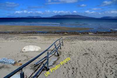 Photo 12x8 Carrowmore Strand Cluain Cearban Looking north across Clew Bay  c2015